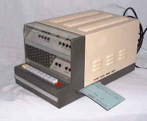 IME-86 Digicorder Program Unit & Punched Card