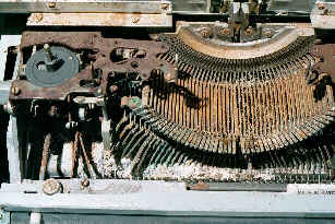 IME-86 Hermes Typewriter (detail).