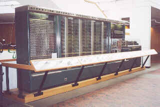 A fragment of the Mk 1 on display in the lobby of the Science Centre, Harvard