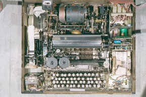 ASR 33 Teletype - cover removed